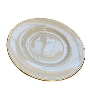 POTTERY BARN Gold Rim Saucer Plate IDG Japan 6 inch Diameter